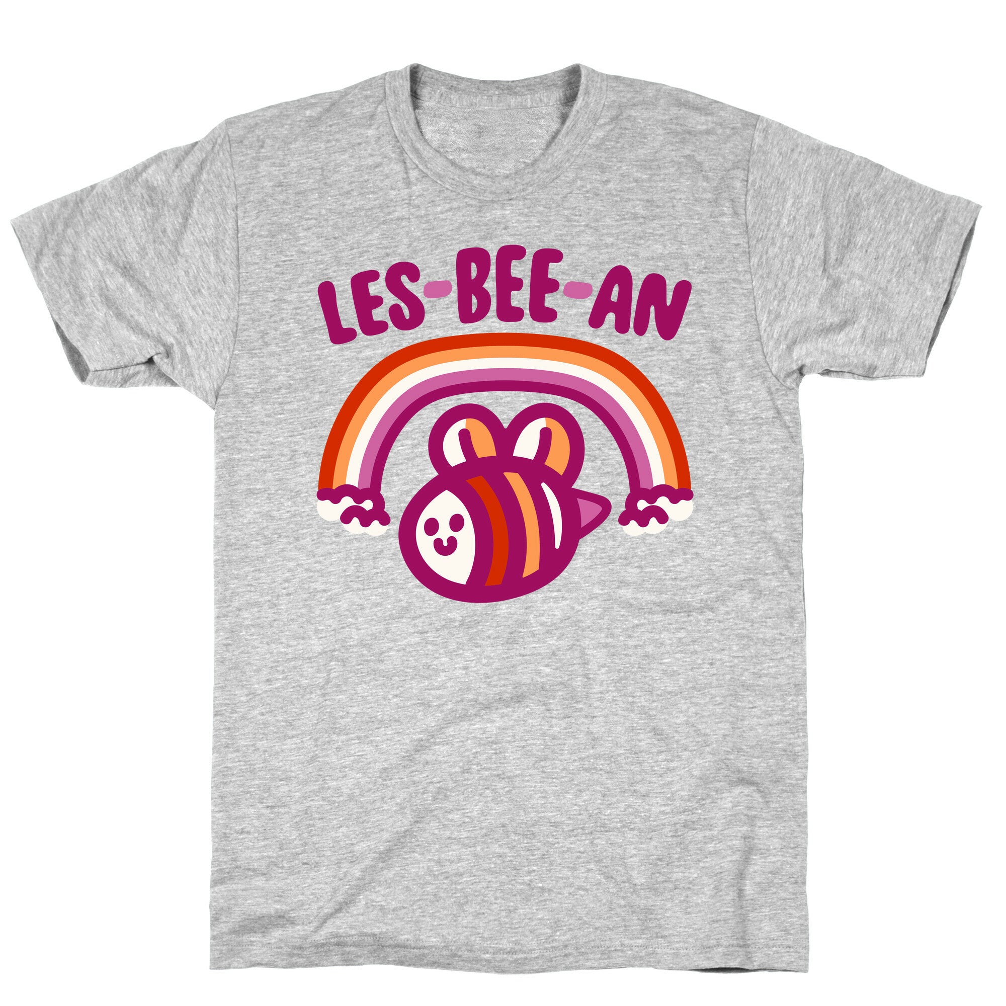 Lesbeean Lesbian Pride Bee Parody T-Shirt